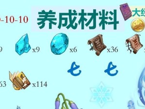 原神无工之剑突破材料一览（游戏攻略，了解无工之剑突破所需材料）